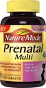 Luonto Valmistettu prenataalinen moninkertainen, 250 tabletti, foolihappo + 17 prenataalinen vitamiinit ja mineraalit tukemaan vauvan kehitystä ja äiti, D3-vitamiini, kalsium, rauta, jodi, C-vitamiini ja enemmän