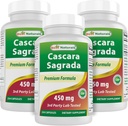 Best Naturals Cascara Sagrada 450 mg 250 kapselia (250 kpl)