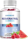 Sokerivapaa Resveratrol Gummies, Potent 1500 mg Resveratrol täydentää, tuki Ruoansulatus- ja immuuniterveyden, solujen regeneraattori & korjaus, Resveratrol täydentää antioksidanttia tukea