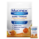 Mucinex Instasoothe Sure Chroat Relief Drops, Sorre Chroat Lozenges, Sorre Chroat Medicine with Hexylresorsinol, Cough Drops Alternative, Honey & Echinacea Flavor, 40 t