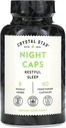 Crystal Star Night Caps Natural Sleep Aid Supplement (60 kapselia)
