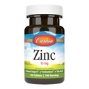 Carlson - Sinkki, 15 mg, Sinkki Supplement, Sinkkiglukonaatti, Immuunit ja ihon terveys, Sinkkitabletit, antioksidantti, Sinkkikapselit, 100 tablettia
