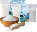Baraka Ceramic Nei Pot Sinus Huuhtele mineraalimeren suolalla - Saline Solution - Pari keraaminen Nei Pot - Sinus Care Huuhtele - Nenähuuhtelu - Nessal Salt - Mineral Sea Salt Huuhtele (16 oz - 2 Pack)