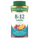 Nature's Bounty B12-vitamiinia Gummies, ravintolisä, tukee energian aineenvaihduntaa ja hermoston terveys, sekoitettu marja maku, 500 mcg, 90 gmmies