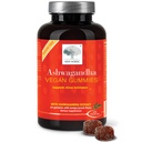 NEW NORDIC Ashwagandha Gummies, 300 mg Ashwagandha juuriuute, sokeriton, Adaptogens miesten ja naisten, herkullinen Mango Peach, 60 Gummies