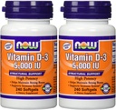NYT Ruoka D3-vitamiini 5000 Iu, 240-softgels (pakkaus 2)