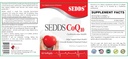 SEDDS® CoQ10 Ubiquinol Cardiovascular Health Supplement, Daily Vitamiin for Heart Health and Energy (60 Count), Erittäin Imeytyminen Nestemäinen vesiliukoinen Softgel korkeaa verenpainetta ja kolesterolia