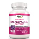 Advanced Menopause Support - Natural Female Hormonal Complex Hot Flashs, Mood Swings & Vaginal Dryness - Black Cohosh, Soy Isoflavones & Herbal Extract Formula - ei sisälly Hormonit