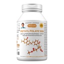 ANDREW LESSMAN Metyyli Folate 1000mg - 240 kapselia - 1000 mikrog L-Metyyli Folaatti, Potent tasot Essential B9-vitamiini. Tukee terve sydän, aivot, immuuni ja raskaus. Helppo niellä