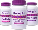 BariMelts Path to Bariatric Success Pack - Monivitamiinia rautaa, kalsiumsitraatin ja ADEK