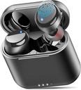 TOZO T6 langattomat korvakorut, Bluetooth 5.3 korvannuket, stereoääni korvakuulokkeissa, 50 tuntia soittoaikaa, langaton lataus tapauksessa, APP muokattavissa EQs, IPX8 vedenpitävät kuulokkeet