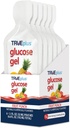 TRUEplus Glucote Gel Pouch, Fruit Punch Flavor, 15g Nopeasti toimivat hiilihydraatit, rasvaton, Gluteeniton, Nopea tuki alhainen verensokeri ja energia, 6 pakkaus