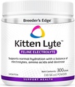 Edge Kitten Lyte, Electrolyte Supplement for Kitten ja hoitokissat, Tukee Hydraation, Energia & Recovery, Kanankeitto Maku, 300g