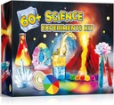 UNGLINGA 60+ Science Experiments Kits lapsille, Pojat Tytöt Lelut Lahjat, Science Lab S.T.E.M. Activities Education Project with Chemistry Set, Volcanon poistaminen, väri