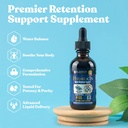 Rejuvica Health Hydrocin - Advanced Diuretic Water Retention Support Supplement - Liquid Delivery for Better Absorption - Voikukka, Uva Ursi, Juniper Berry, Sellerin siemen, Vihreä tee & enemmän!