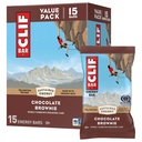 CLIF BAR - Energy Protein Bars - Chocolate Brownie - valmistettu luomukaura - energiapatukat - ei-GMO - (15 pakkaus)