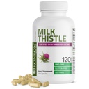 Bronson Milk Thistle Silymarin Marianum & Voikukkauute Maksan terveystuki, antioksidantti tuki, detox, 120 kapselia