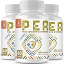 Palmitoyylietanoliamidi, jossa on luteolinia ja kilpikonnaa. Micronized Pea Supplement USA Valmistettu 180 tablettia