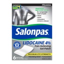 Salonpas Lidokaiini 4% Kipua Reliving Gel- Patch, 6 Count, selkä, niska, olkapää, polvi ja kyynärpääkipu