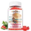Pinnoitus Gummies Sugar Ilmainen Astaksantiini beta-karoteeni L-tyrosiini lykopeeni Natural Self Tanner ihon terveys & herkkyys Vegaani ei GMO 60CT