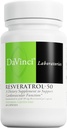 DAVINCI Labs Resveratrol-50 - auttaa tukemaan immuunijärjestelmää, luun terveyttä ja sydänterveyttä Resveratrol* - Gluteeniton & kasvissyöjä - 60 kapselia