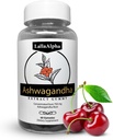 Ashwagandha Gummies - Natural Stressi Reliever - 750mg Gummies - 60 Counts- ylläpitää tervettä energiaa ja stressiä tasot, vihreä