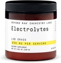 BEYOND RAW Chemistry Labs Electrolytes Powder, Lab Grade, Gluteeniton, Sokeriton Elektrolyytti Drink Mix, tukee suorituskykyä ja nesteytys, 30 tarjoiluja