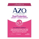 AZO Dual Protection, virtsan ja emättimen tuki, prebiootit ja probiootit naisille*, alkaa työskennellä 24 tunnin kuluessa, ei-GMO, 30 luku