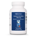 Allergy Research Group Acetyl-L-Carnitine 500mg Supplement - Aineenvaihdunta ja energia tuki, ALC, vapaa muoto Aminohappo, kasvissyöjä kapselit - 100