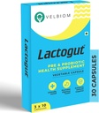 Lactogut Probiootit täydentää immuniteetin ja ruoansulatuskanavan terveys, Gut Health Multi kanta ja Site-specific Pre-Probiootti Formula auttaa Ibs ja Ibd - 30 kapselia