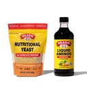 Bragg Premium 12 Ounce Nutritional Hiiva Seasoning Pouch - Vegaani, Gluteenittomat juustohiutaleet ja nestemäiset Aminot Kaikki tarkoitukset Maustaminen ... Soijakastike Vaihtoehtoinen 16 unssi