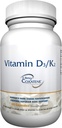 ZYCAL- vitamiini D3/K2 Supplement (60 kapselia), parantaa luun ja yhteisen terveyden, Superior Bone tuki, edistää tervettä toimintaa, parantaa immuunijärjestelmää, ei-GMO, Gluteeniton
