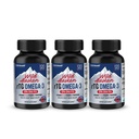NANOWELL Wild Alaskan rTG Omega-3 Fish Oil 1196mg - EPA, DHA, D3 & E - 120 Softgels x 3 pulloa (360