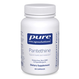 Puhtaat kapselit Pantetiini ... Hypoallergenic Supplement tukee terveitä lipidien aineenvaihduntaa ja kardiovaskulaarisia toimintoja... 60 kapselia