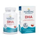 Nordic Naturals DHA, Mansikka - 90 Pehmeät geelit - 830 mg Omega-3 - High-Intensity DHA Formula for Brain & Neurosystem Support - non-GMO - 45 Servings