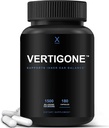HUMANX VertiGone - Vertigo Relief - Aika testatut ainesosat - Ancient Natural Inner korva Balance Supplement - Relieves Huimaus, pahoinvointi, Spinning & Swaying Sensations - Non GMO - Huimaus Apu pillereitä