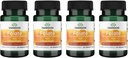 Swanson Folate 5-Metyylitetrahydrofolic Acid - High Potency, Bioactive Form 800 mikrog Dfe 30 Veg Caps (4 pakkaus)
