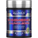 ALLMAX Essentials YOHIMBINE + RAUWOLSCINE - 60 kapselia - tukee rasvanpolttoa & suppres ruokahalua - 60 tarjoilua