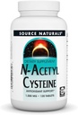Lähde Naturals N-Acetyl Cysteine Antioksidantti tuki, ravintolisä, joka tukee hengitysteiden terveyttä * - 1000 mg - 120 tablettia