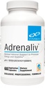 XYMOGEN Adrenaliv - lisäravintolisä kehon stressin, edistää energiaa ja kestävyyttä - Rhodiola Rosea, Eleuthero, Adrenal Complex, lakritsi, B6-vitamiini (60 kapselia)