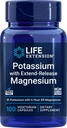 Life Extension 99mg Kalium Extent-Release Magnesium 250mg, 100 Veg Caps - Gluteenittomat ...