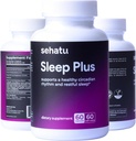 Sleep Plus lisäravinteet Melatonin, GABA, Ashwagandha, 5-HTP . Miehet ja naiset etsivät terveellistä uni-Wake aikataulu ja rentoutunut mieliala 60 Count.