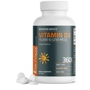 Bronson-vitamiini D3 10 000iu (250 mcg) 1 vuosi tarjonta terveen lihasten toimintaa ja immuunitukea, ei-GMO, 360 tablettia