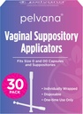 Pelvana Suppository Applicators for Women - (30 pakkaus) - Fits Koko 0 ja 00 kapselit - Käytetään usein Boric Acid Suppositories