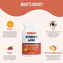 C-vitamiinia 1000 mg sinkki, Rose HIPS ja Citrus Bioflavonoids, Immuunituki täydentää antioksidantteja Suojaus, 300 kapselia