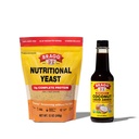 Bragg Premium 12 Ounce Nutritional Jeast Seasoning Pouch - Vegaani, gluteeniton juustohiutaleet ja Coconut Aminos, Kaikki tarkoitukset Seasoning, 10 Oz, Single