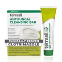 terrasil Sienilääkehoito (2-Tuotepakkaus 14g putki + 75g saippuapatukka) Sienilääkevoide, jossa on klotrimatsolia ja luonnollisia ainesosia, Relief for Ringworm, Jock kutina, urheilijat jalka, sieni-infektio