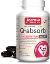 Jarow Formula Q-Absorb Ubikinonin Co-Q10 100 mg, ravintolisä, antioksidantti tuki Mitokondrioiden terveys, solujen energiantuotanto ja sydän- ja verisuonitauti, 120 Softgels, 120 päivän tarjonta