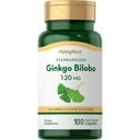 Piping Rock Ginkgo Biloba lisäravinteet 120 mg ... 100 kapselia... Standardoitu uute...