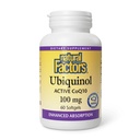 Natural Factors Ubiquinol 100 mg - Tukee Heart Health & Natural Vitality - Antioksidantti Support Superior Imeytyminen - Energiatuki pellavansiemenöljy - 60 Softgels (60 Servings)